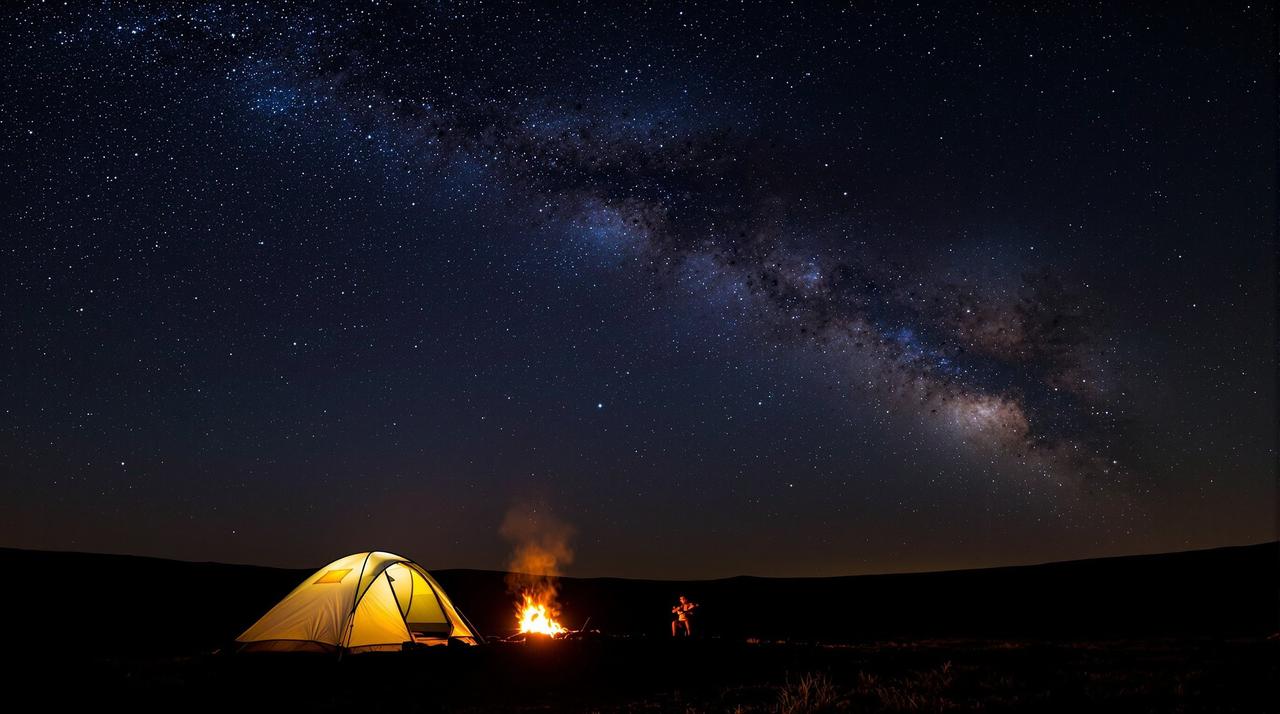 久久精彩视频-用户投稿：户外露营星空延时摄影